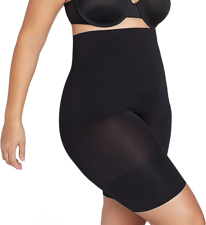 Olavrcby Women's High Waisted Thigh Slimmer Shapewear Shorts Tummy Control Seamless Body Shaper Butt Lift Shorts Under Dress