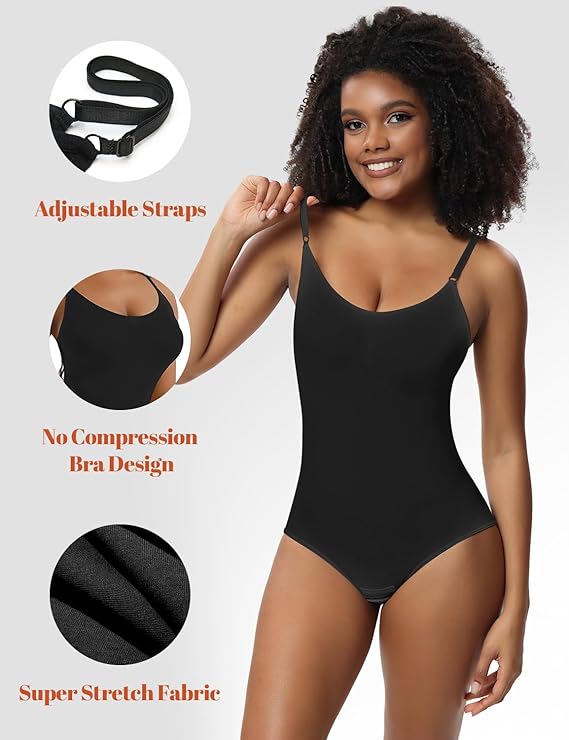 Women Shapewear Tummy Control Waist Bodysuits Sculpting Body Shaper for Women Seamless Brief Jumpsuit Top